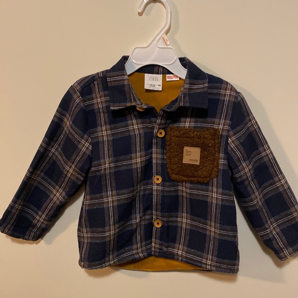 Zara boys 12-18 months ultra soft shirt